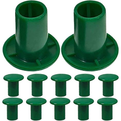 Embouts de protection en plastique pour cannes de jardin en bambou (60 pièces) (1/5)