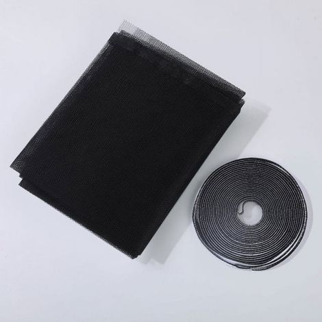 Moustiquaire Adhésive Pour Fenêtre - Filet Anti-Insectes En Polyester - Pour Cuisine Et Intérieur - Kit Avec Velcro Fixe - 1 Pièce (1/5)