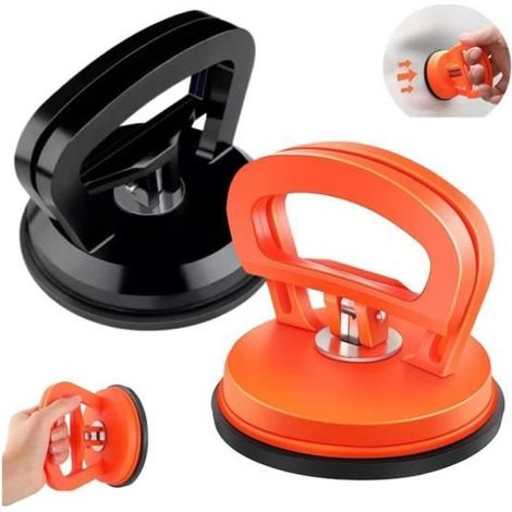 Kit de débosselage - Lot de 2 extracteurs - Ventouses de 5,7 cm - Matériaux ABS durables - Facile à utiliser (1/4)