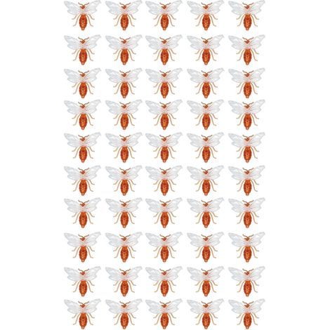 50 pièces abeille ornement Mini mignon en plastique abeille décoration pour arbre porte mur jardin cour (1/5)