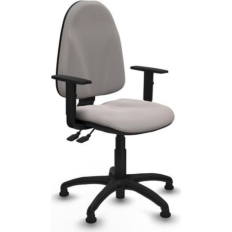 piqueras-y-crespo Chaise Ergonomique blanche bureau (1/3)