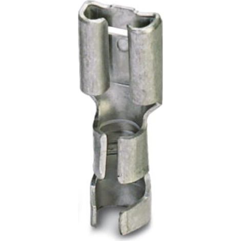 Phoenix Contact 3240160 Flachsteckhülse Steckbreite: 6.3 mm Steckdicke: 0.8 mm 180 ° Unisoliert Met