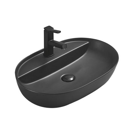 Mexen Adel lavello da appoggio 60 x 41 cm, nero opaco - 22166085 (1/2)