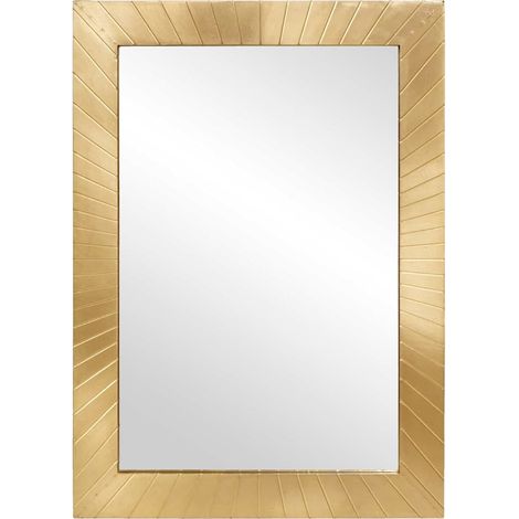 Maison Exclusive - Specchio da bagno Montaggio a parete Oro 50 x 2,5 x 70 cm