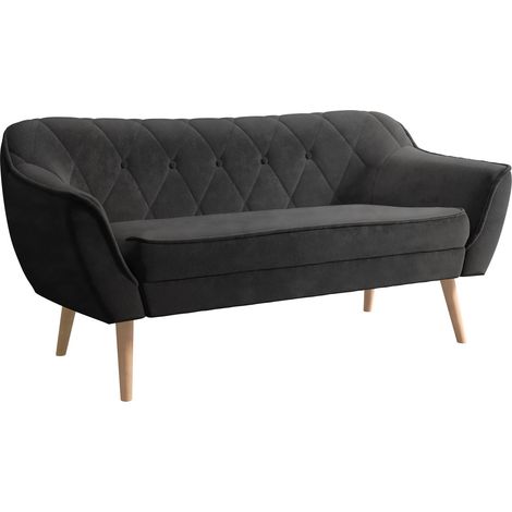 Sofá Glenview 107, Kronos 34, 140x74x75cm, Tapiz, Patas: Madera