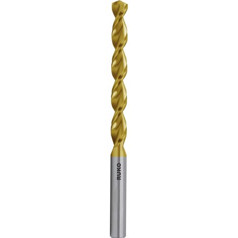 RUKO Spiralbohrer DIN 338 TL 3000 HSS TiN Ø 7,5 x 109 x 69 mm 10 Stk (1/5)