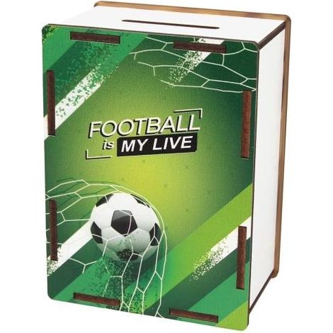 Hucha de fútbol para el Día del Niño