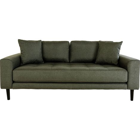 Lido Sofa 2,5 Personen 2 Kissen grün.