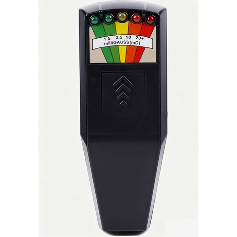 Détecteur de champ électromagnétique (CEM) avec indicateur LED, mesure en milligauss, testeur de rayonnement portable (1/5)