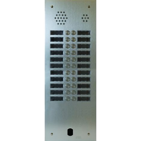 Plaque audio alu 2r 22bp 2VOICE complete URMET A83/222M