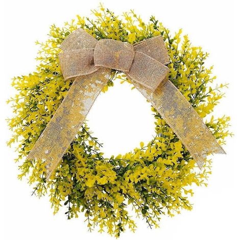 Couronne de printemps pour porte d'entrée, fenêtre, cortège nuptial, intérieur et extérieur (1/4)