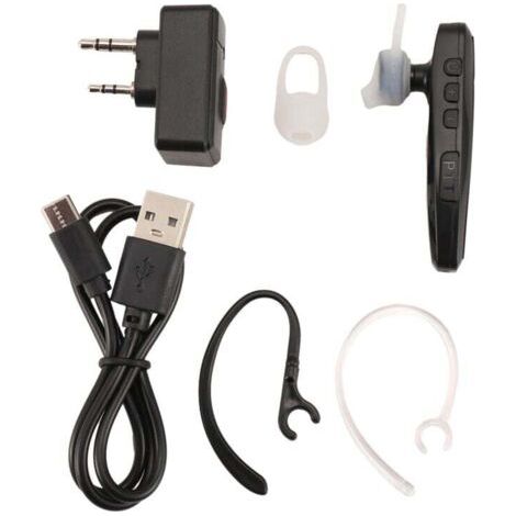 Talkie-Walkie Sans Fil Bluetooth PTT Casque éCouteur Mains Prise K pour Adaptateur de Microphone (1/4)