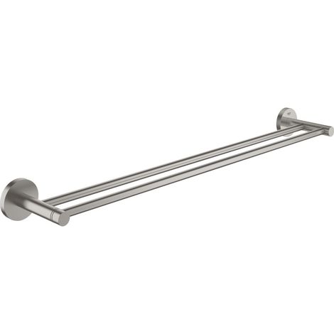 Grohe Essentials Toallero doble, acero inoxidable (40802DC1)