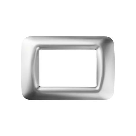 PLAQUE 3 POS.CHROME SOFT TOP SYSTEM GEWISS GW22653