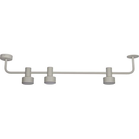 Plafonnier barre moderne beige-gris 3xGX53 MONA Sigma (1/2)