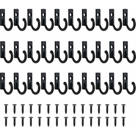 Kleine Vintage-Haken, Schlüsselhalter zur Wandmontage, Haken zum Aufhängen von Schmuck, Schlüsselhaken für Kleidung, Haken mit Schrauben, Garderobenständer für die Wandmontage, Badezimmer, Küche (1/4)