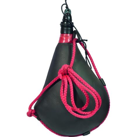 Gourde en cuir 0,5 Litre coloris noir