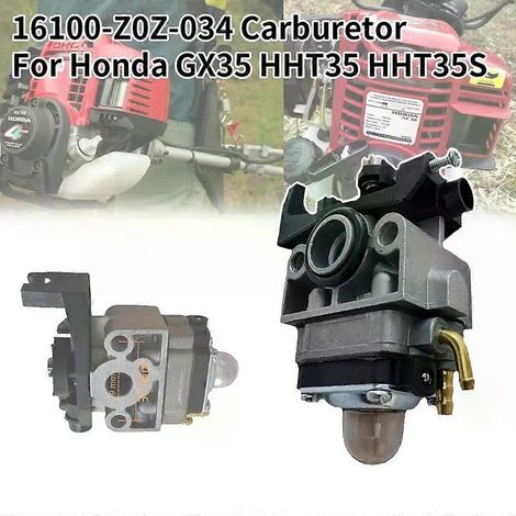 Carburateur 16100-Z0Z-034 pour débroussailleuse Honda GX25, GX35, GX25N, GX25T, UMK425, ULT425, UMS425, HHH25 et FG110 (remplace 1 pièce)