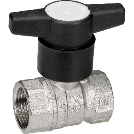 VALVOLA A SFERA FEMMINA-FEMMINA C/PROLUNGA NYLON 3/4&quot  DN 20
