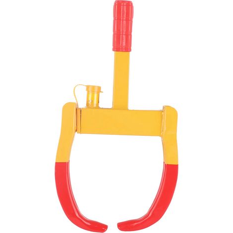 Antivol roue acier massif robuste couleur vive prehension confortable voitures fourgonnettes tout-terrain 9 trous (1/5)