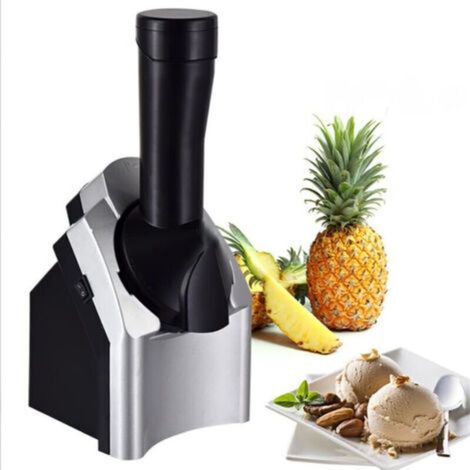 Pair Machine à crème glacée, machine à crème glacée dessert aux fruits, machine à desserts glacés, machine à crème glacée maison pour faire des sorbets, sorbets, glaces aux fruits, yaourt glacé pour l (1/4)