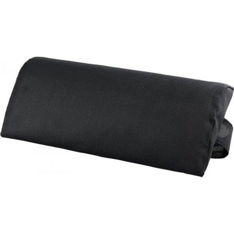 Oreiller De Chaise Longue, Coussin Pliable, Compatible avec Plusieurs Chaises, Mousse, Sangle Ajustable, 35x17x6 cm, Noir (1/5)