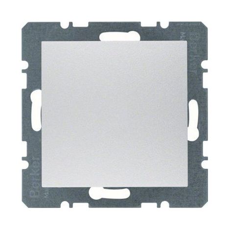Tapa ciega Hager 10091404 S1/B3/B7 Aluminio