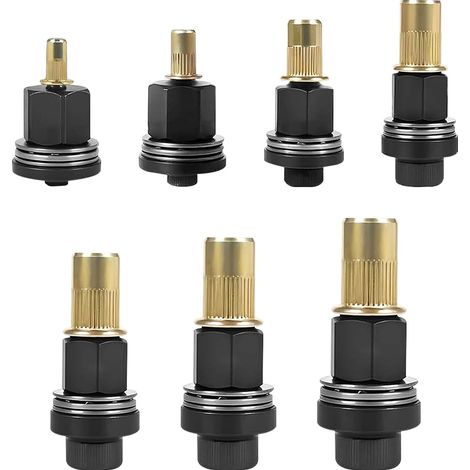 Insert Fileté Metal Ecrou a Sertir écrous à Tête de Rivet à Main écrous à Riveter 7Stk pour M3 M4 M5 M6 M8 M10 M12 tête d'outil Outil Manuel à Sertir les écrou têtes de Riveteuse Manuelle (1/5)