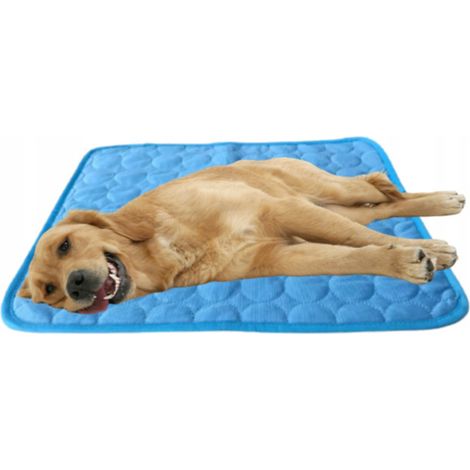 Tapis rafraîchissant pour chien, 254 x 178 cm, tapis rafraîchissant d'été en soie glacée et tapis absorbant lavable pour l'intérieur ou l'extérieur (XL) (1/5)