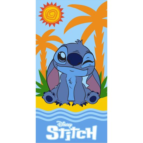 Toalla Stitch Disney microfibra