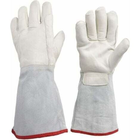 [JAMAIS UTILISÉ] Gant de travail de sécurité pour stockage cryogénique, gants de 60 cm de long cryogéniques, gants de travail de protection étanches, gants congelés au nitrogène LNG (1/4)