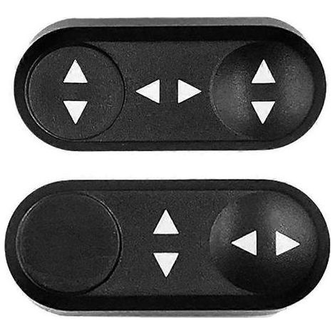 Interrupteurs de réglage de coussin de siège avant compatibles Maserati Granturismo et Quattroporte 4.2 / 4.7 - modèles 2008 à 2018 - pièces de rechange 980145096 980145095 (1/5)