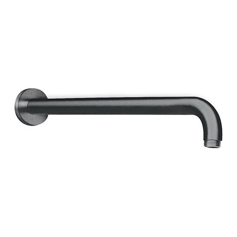 BRAS DE DOUCHE ROND 35 CM CHROME NOIR BROSSE - CRISTINA ONDYNA PD41175