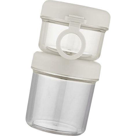 Fiambrera portátil grande，530 ml + 330 ml，fiambrera a prueba de fugas，fiambrera para ensalada de yogur (1/5)