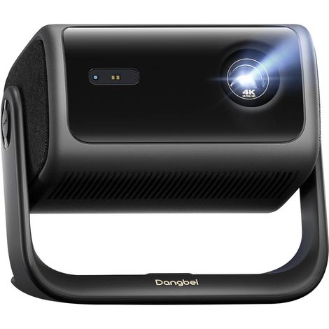 MP1 Max 4K Portable Projector 3100 Lumens ISO, 110% BT.2020, HDR10+, 3D, Dolby Audio, 300 Inch Large Screen, 135° Rotation, 2 x 12W Speakers (1/5)