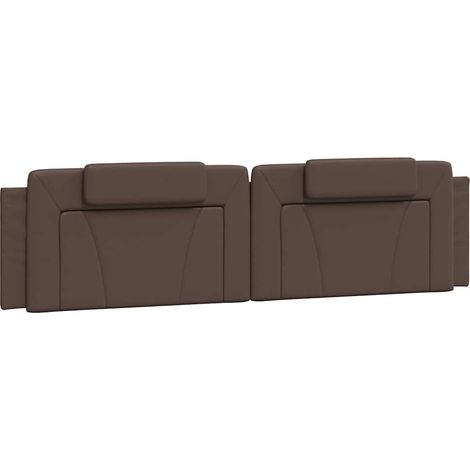 Maison Exclusive - Kopfteil-Kissen "Viana" Braun 200 cm Kunstlede