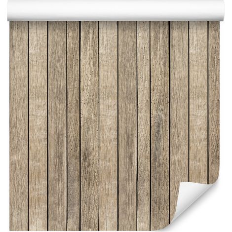 Carta da parati effetto assi di legno in stile scandinavo 50x1000 cm (1/5)