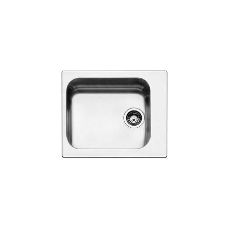 Apell RO58IBC serie Torino Lavello Inox satinato da Incasso 1 Vasca 55 x 48 cm (1/2)