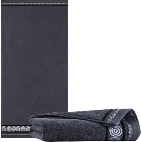 Asciugamano Rondo 2 50x90 grigio (1/3)