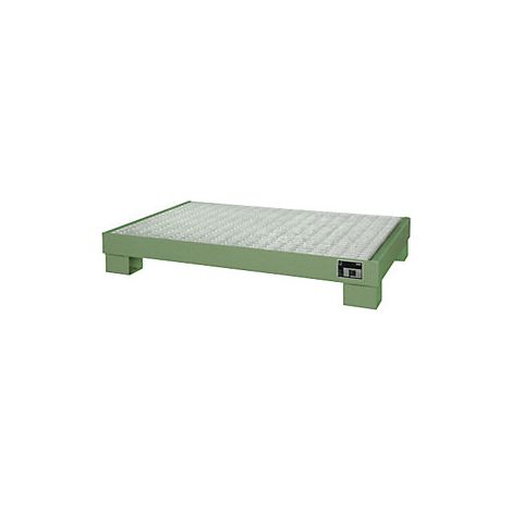Bauer Auffangwanne AW 60-3/M, lackiert, Resedagrün (1/2)