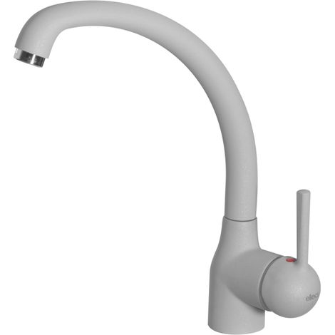 Rubinetto Miscelatore Cucina Elleci Po Metaltek Grigio Aluminium MMKPO79 (1/10)