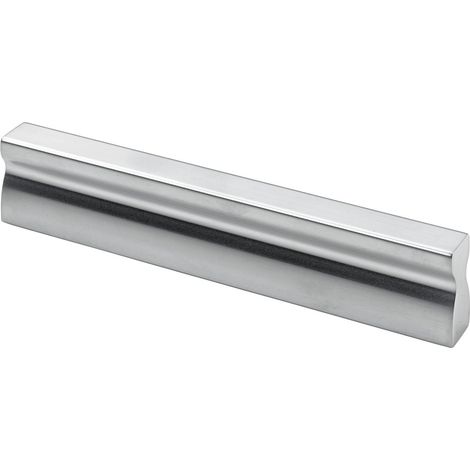Hettich Möbelgriff Aluminium silber 10,0 x 110,0 x 23,0 mm - 1 Stück Möbelgriff