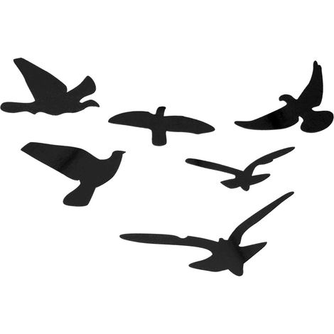 Dekorativer, vogelförmiger Wandspiegelaufkleber für Wohnzimmer und Schlafzimmer zum Selbermachen (1/5)