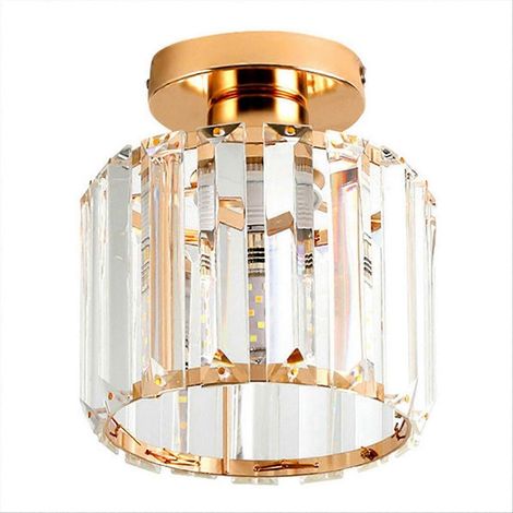Deckenleuchten für Flure, kleine, schlichte Deckenleuchten, moderne Deckenleuchten, geeignet für Wohn- und Schlafzimmer, goldfarben, A (1/5)