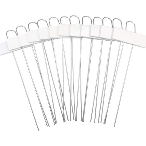 Marqueurs Etiquettes Plante de Pépinière, 15 Pcs Etiquette Jardin Métal Durable Antirouille Étiquettes Potager Marqueur pour Fleur Légumes Graine Jardin Pépinière (Noir) (1/5)