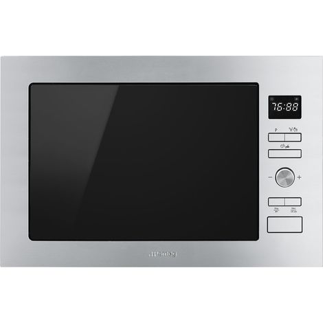 Smeg – Micro-ondes encastrable 25L 900W – Grill 1000W – 8 programmes automatiques – Commandes mécaniques – Décongélation automatique (1/5)