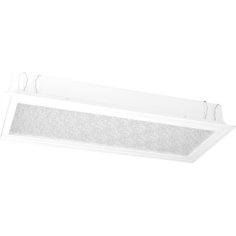 [JAMAIS UTILISÉ]  LightPartner DE29L LED Plafonnier Encastré Acier Galvanisé Ice‑Crystal 2×17 W 3100 lm IP20/44 (1/3)