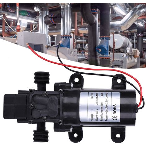 Mini pompe à membrane intelligente pour purificateur d'eau DC12V FL3210-80W Sortie filetée 1/2 po (1/5)