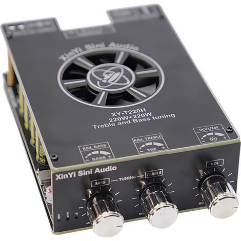 Module Amplificateur Audio Haute Puissance BT 5.2 220W Noir (1/5)
