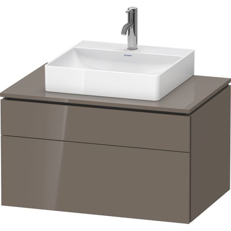 Duravit L-Cube Meuble sous-lavabo en console suspendu, avec plan